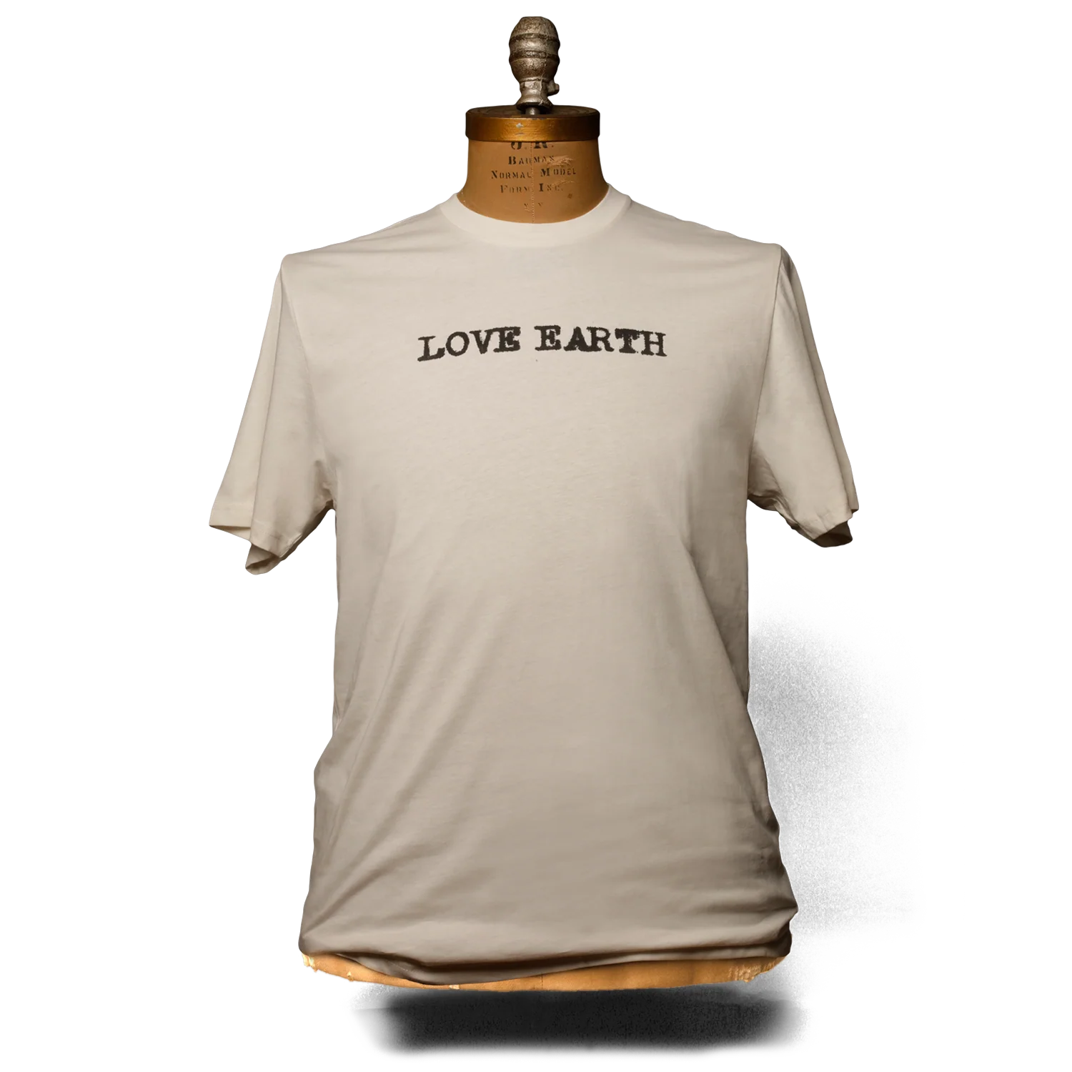 Typewriter Love Earth Cream T-Shirt