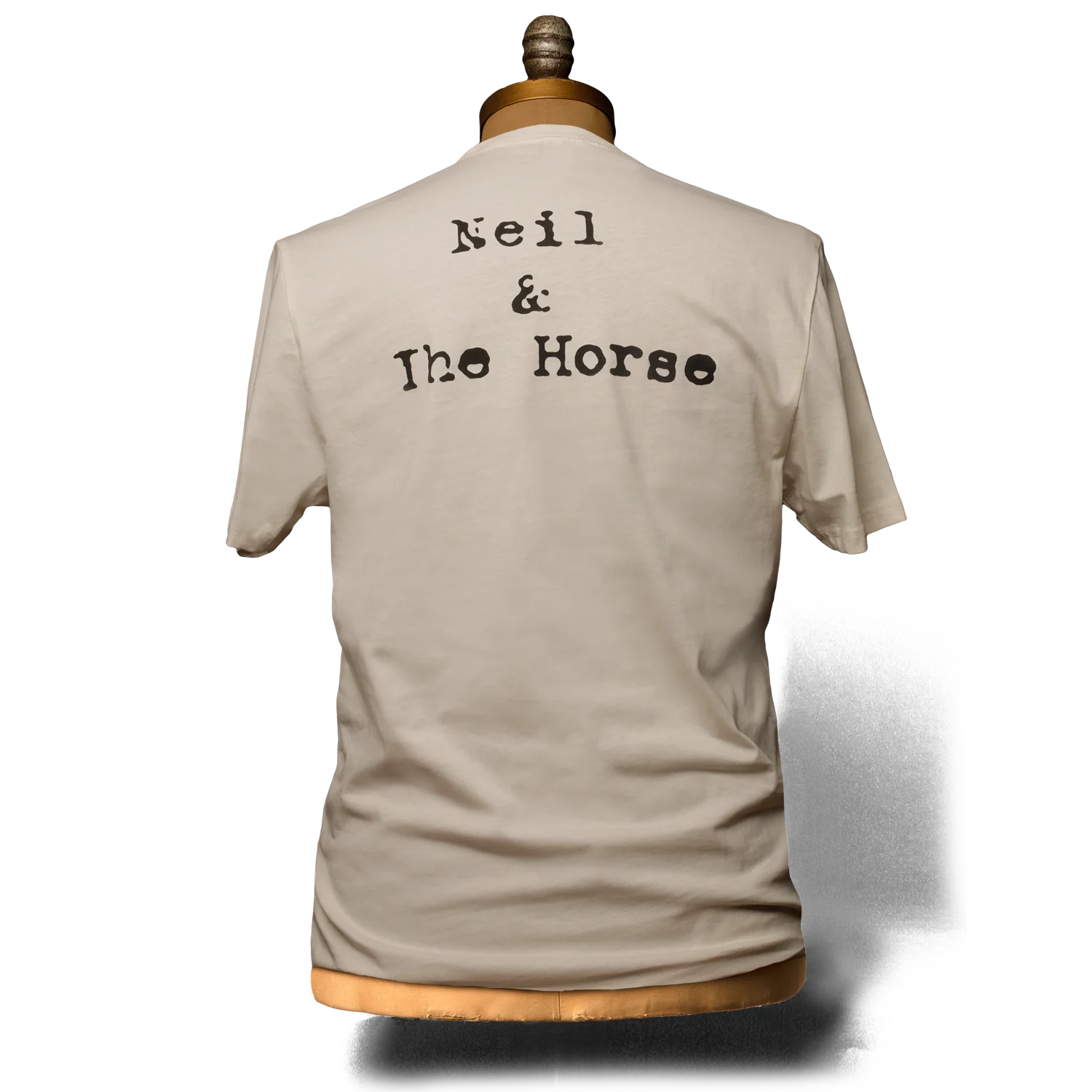 Typewriter Love Earth Cream T-Shirt - Image 2